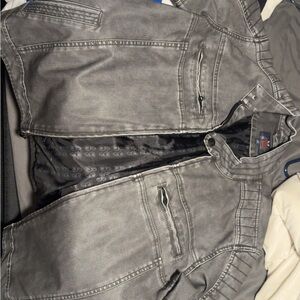 Men's Gray Denim Jacket